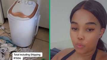 TikTokker shares affordable mini washing machine convenient for small loads and baby clothes
