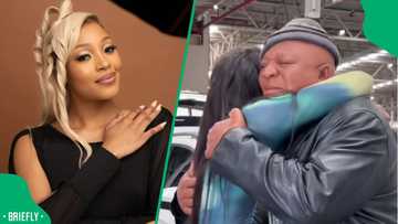 "My cheerleader": Tough Joburg dad breaks down as daughter surprises him with car worth R560,000
