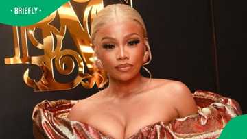 Bonang steals hearts with stylish white suit at Patek Philippe Cubitus Celebration event