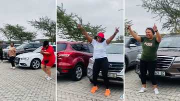 Group of girlfriends flaunt their expensive cars and inspire many with their friendship