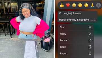 Woman gets dumped on her birthday via text, Mzansi peeps rally to give support: "Phephisa you deserve better"