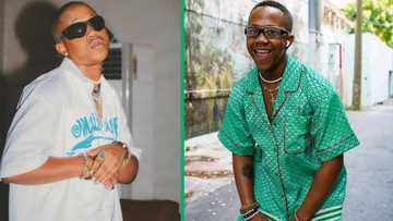 Young Stunna leaves SA confused with another picture with his girlfriend: "Which one is the girl?"