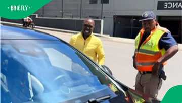 "She is so proud of the driver": South African police stop Maybach motorist driving with learner's disk
