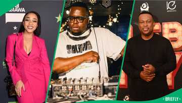 Sol Phenduka weighs in on Thando Thabethe and Robert Marawa's engagement rumours with a cheeky pun