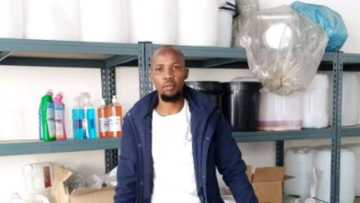 Man celebrates 3-year journey from unemployment to becoming CEO of his detergent manufacturing company