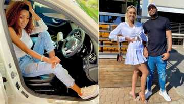 Itumeleng Khune's wifey Siphelele posts a stunning pic in a flashy Mercedes