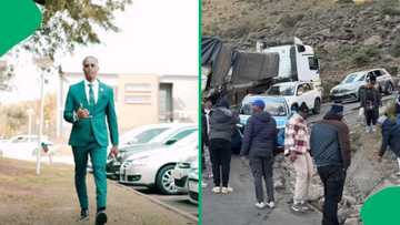 “All part of the journey”: Travellers build DIY road on Lesotho mountain pass to beat traffic jam