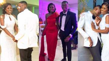 “It ended in praise”: Couple who met on Facebook marry in beautiful wedding; photos pop up