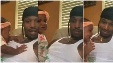 Baby’s cute reaction while watching a clip of herself goes viral