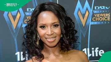 SA reacts to actress Katlego Danke's age on her 46th birthday: "Black is starting to crack"