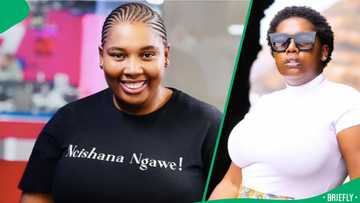 LaConco ditches signature hairstyle for a sleek bob wig, Mzansi loves her look: "Waze wamuhle"