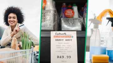 South African citizens go gag over Handy Andy promo basket for R50 at Spar: Mzansi Tiktokker shares plug