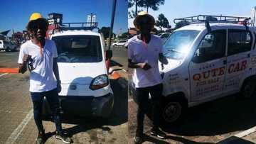 Smart Mzansi man buys 5 Qute cars, starts successful delivery business