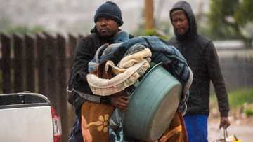 Group of KZN flood victims spend the night on the streets after being evicted from illegally occupied building