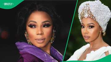 Kelly Khumalo stuns in sultry picture baring it all, SA shares thoughts