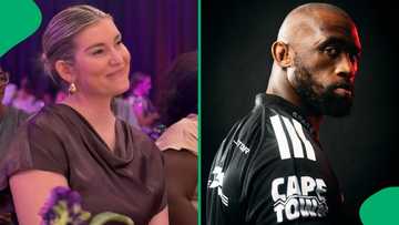 Rachel Kolisi supports ex Siya Kolisi during Cape Town reunion