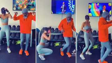 Itumeleng Khune's wifey Sphelele Makhunga shows off fire dance moves after workout in video, SA impressed