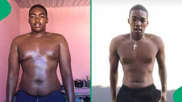 "Losing weight is indeed 80% what you eat": SA amazed by gent's weight loss diet in viral TikTok
