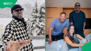 Black Coffee hangs out with Will Smith and India Martínez in Ibiza