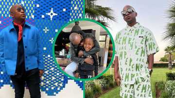 Khuli Chana posts adorable picture with daughter Nia Lefika, fans hail rapper for his parenting