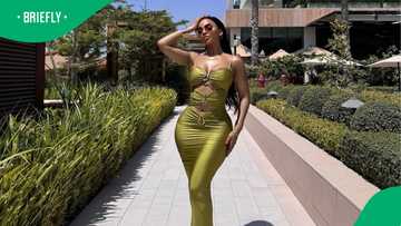 Mihlali Ndamase's weight loss journey divides Mzansi: "To lose which weight?"