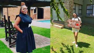"You are goals": Gorgeous woman purchases fabulous new home, Mzansi celebrates her win