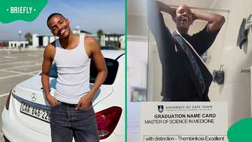 UCT graduate’s bathroom celebration for master’s with distinction has Mzansi cheering