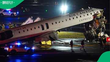 Air Canada flight attendant found alive outside jet after LaGuardia crash