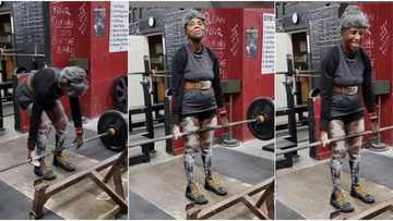 She’s got better shape: Massive reactions as 84-year-old lifts 88kg of weight, adorable video inspires many