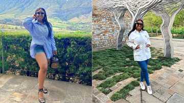 Boity Thulo posts picture of mom, Mzansi gents try their luck