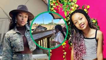 DJ Zinhle on Safari with Kairo Forbes, 5 pictures of wholesome day warms Mzansi hearts