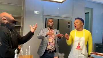 Vusi Nova, Somizi Mohlongo and Ringo Madlingozi break out in song