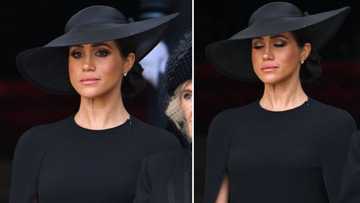 Peeps impressed by dynamic shot of Meghan Markle captured crying at Queen Elizabeth's funeral: “A serve”