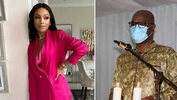 Bonang Matheba's fans want her to continue dealing with Nathi Mthethwa as Mzansi welcomes Banyana Banyana home