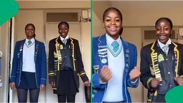 Schoolgirls’ viral dance video blows up on social media, SA is impressed by the pupils' moves