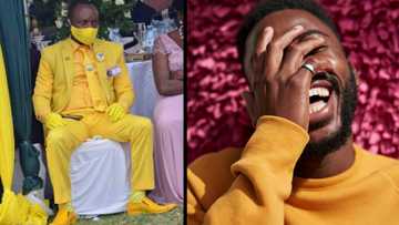 Big Bird: Man fully dressed in yellow for wedding leaves Twitter baffled