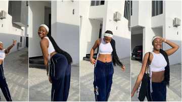 Social media gushes over stunning young lady as she shares adorable pics