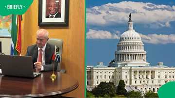 Roelf Meyer officially presents credentials as Ambassador to the United States
