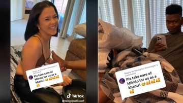 Mlindo the Vocalist's girlfriend washes his feet in TikTok video, Mzansi loves seeing singer get spoiled