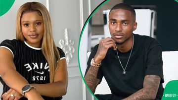 Natasha Thahane and Thembinkosi Lorch's son takes after dad with adorable soccer video