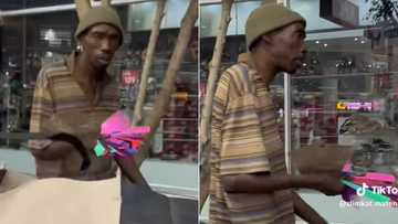 Alostro spotting in Pretoria leave Mzansi excited, SA discusses homeless man's whereabouts since viral moment