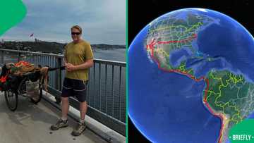 "Write a book": First man to walk around Earth gives update on 27-year journey ahead of homecoming