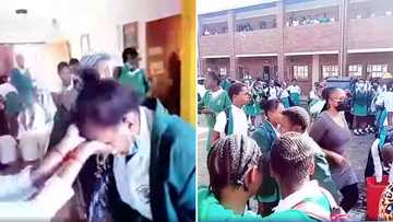Durban High School pupils who caught alleged copper cable thief were fired at with rubber bullets and tear gas