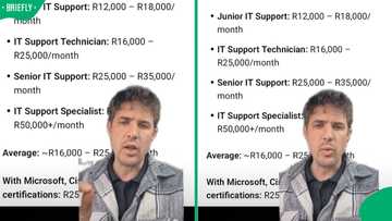 "These salaries are peanuts": Western Cape man's IT Support salary breakdown has SA in disbelief