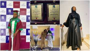 Lady Snags 2 Awards, Bags First-Class, Snaps of Her Graduation Impress