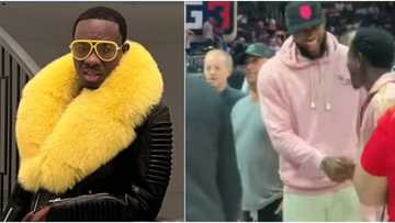 US comedian Michael Blackson shades Nigerian currency as he congratulates Lebron James on being a billionaire