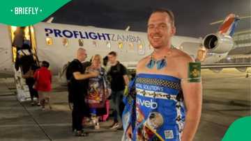 German man sews Swati outfit to wear in home country in TikTok video