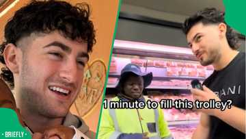 "R1000 or 1 minute?": Security guard gets an opportunity to fill a trolley in a viral challenge