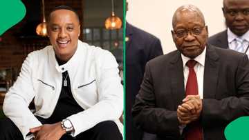 Jub Jub meets Jacob Zuma after dumping EFF for MK Party, Mzansi shares mixed feelings: "Where he belongs"