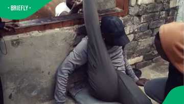 Zulu traditional dancers' extreme leg stretching for indlamu in TikTok video amazes South Africa